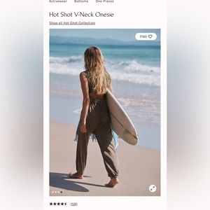 Hot Shot V Neck Onsie